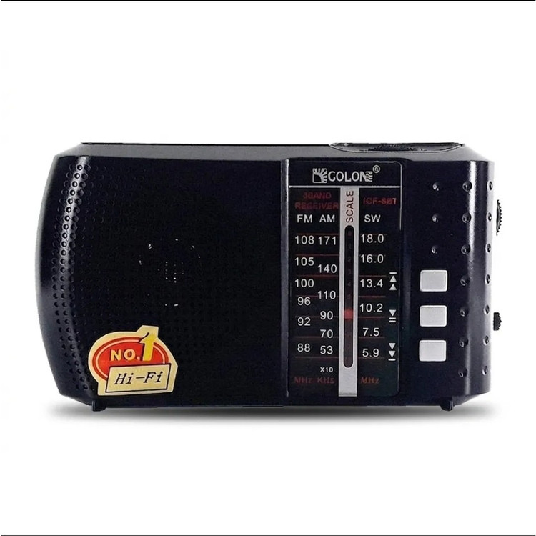 رادیو اسپیکر اصلی شارژی GOLON-ICF8 بلوتوثی جیبی گولون سه موج مدل GOLON ICF-8BT