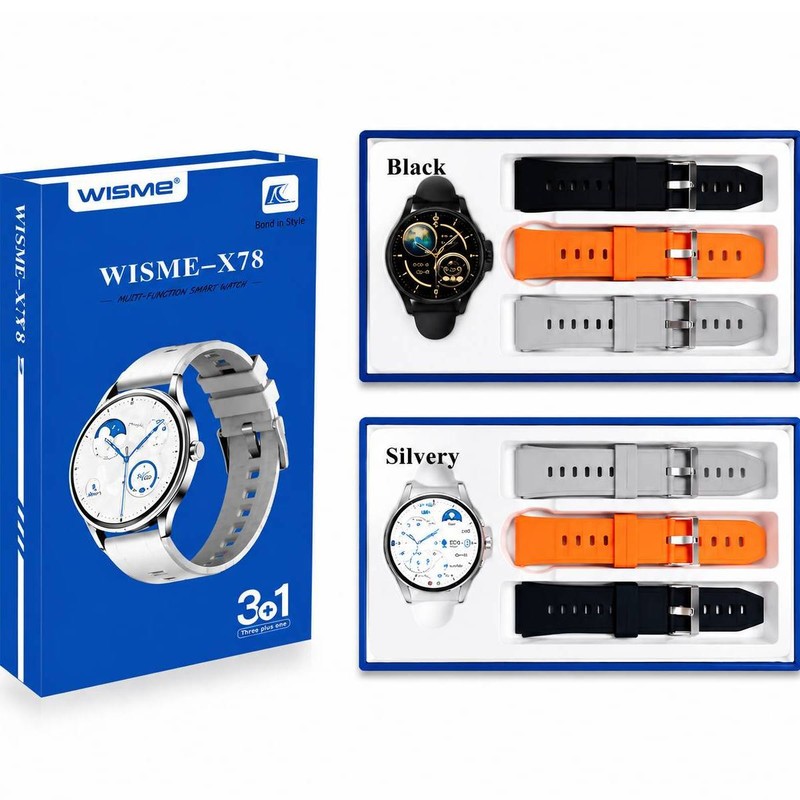 ساعت هوشمند WISME-X37 (3عدد بند)سری 10 سوپر امولد (فروش تک به قیمت عمده)