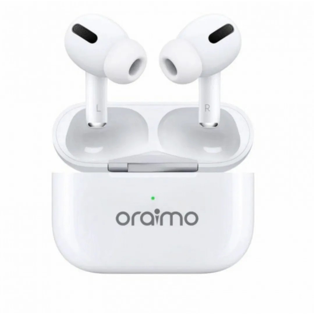 ایرپاد هندزفری بلوتوثی Air-R03 oraimo باکیفیت دوگوش همراه با گارد و کابل باتری بزرگ گیمینگ لمسی بلوتوث ورژن 5/3