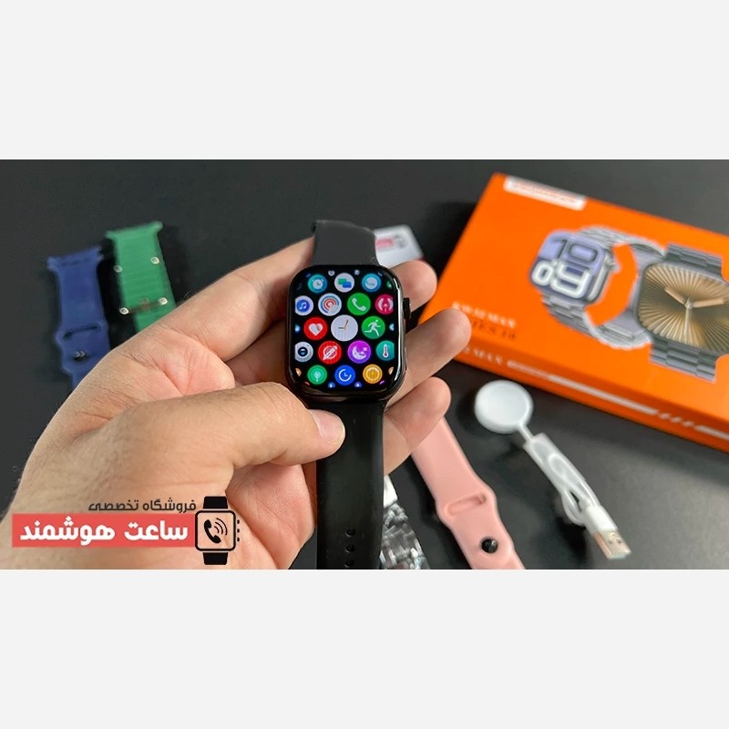 ساعت هوشمند7 بند KW32MAX بند فلزی امولد سری ده 2027 فروش به قیمت عمده ارسال فوری