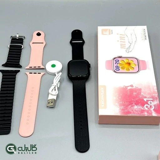 ساعت هوشمند KW68MINI (3بند) سری 10 امولد سنسور دار 2027 بالاترین کیفیت بازار