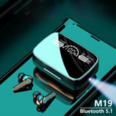 ایرپاد M19 پاوربانک دار کیفیت درجه یک بلوتوث نسخه 5/3 صحفه نمایش دار 2025