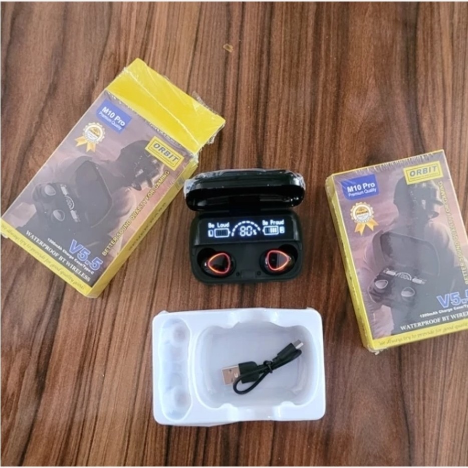 ایرپاد M10 PRO پاوربانک دار کیفیت درجه یک بلوتوث نسخه 5.5 صحفه نمایش دار 2027