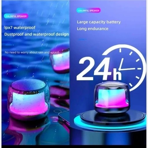 اسپیکر بلوتوثی S300 پخش نور کیفیت بالا قیمت درجه یک قابلیت مقاوم در برابر پاشش آب