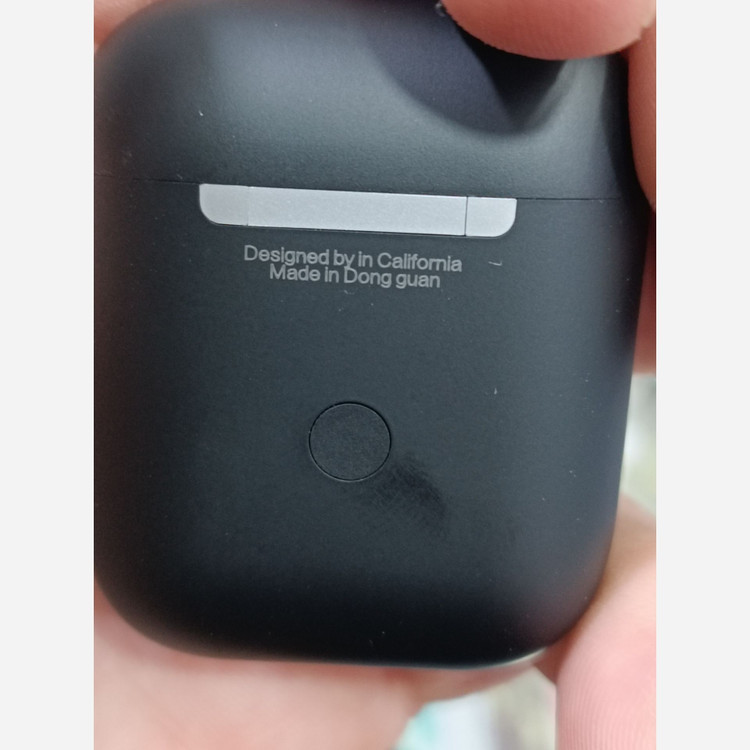 ایرپاد 2 airpods مشکی ساخت ژنزن لمسی ورژن 5/3 کیفیت صدا و مکالمه درجه یک
