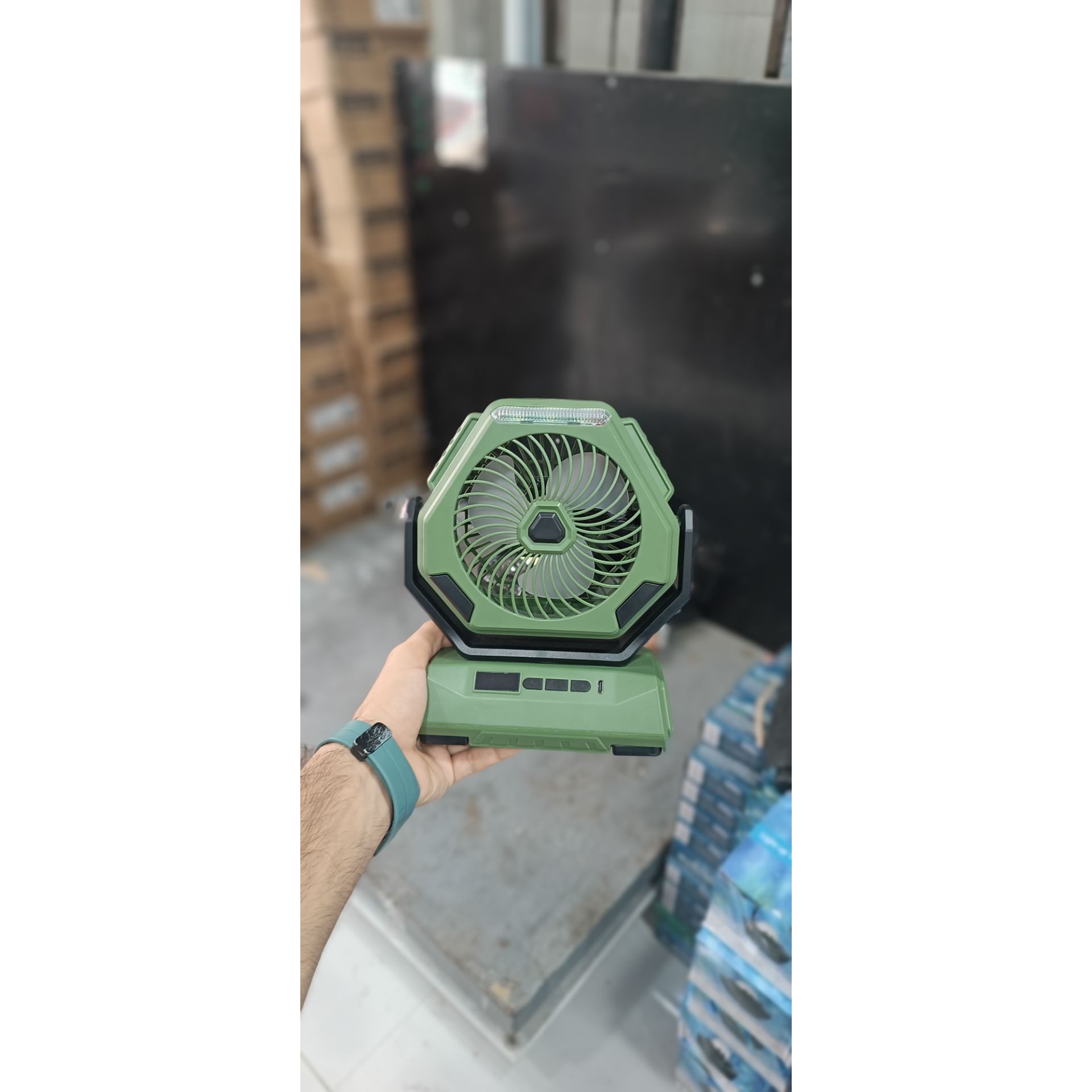 پنکه شارژی کمپینگ مدل OUTDOOR CAMPING FAN