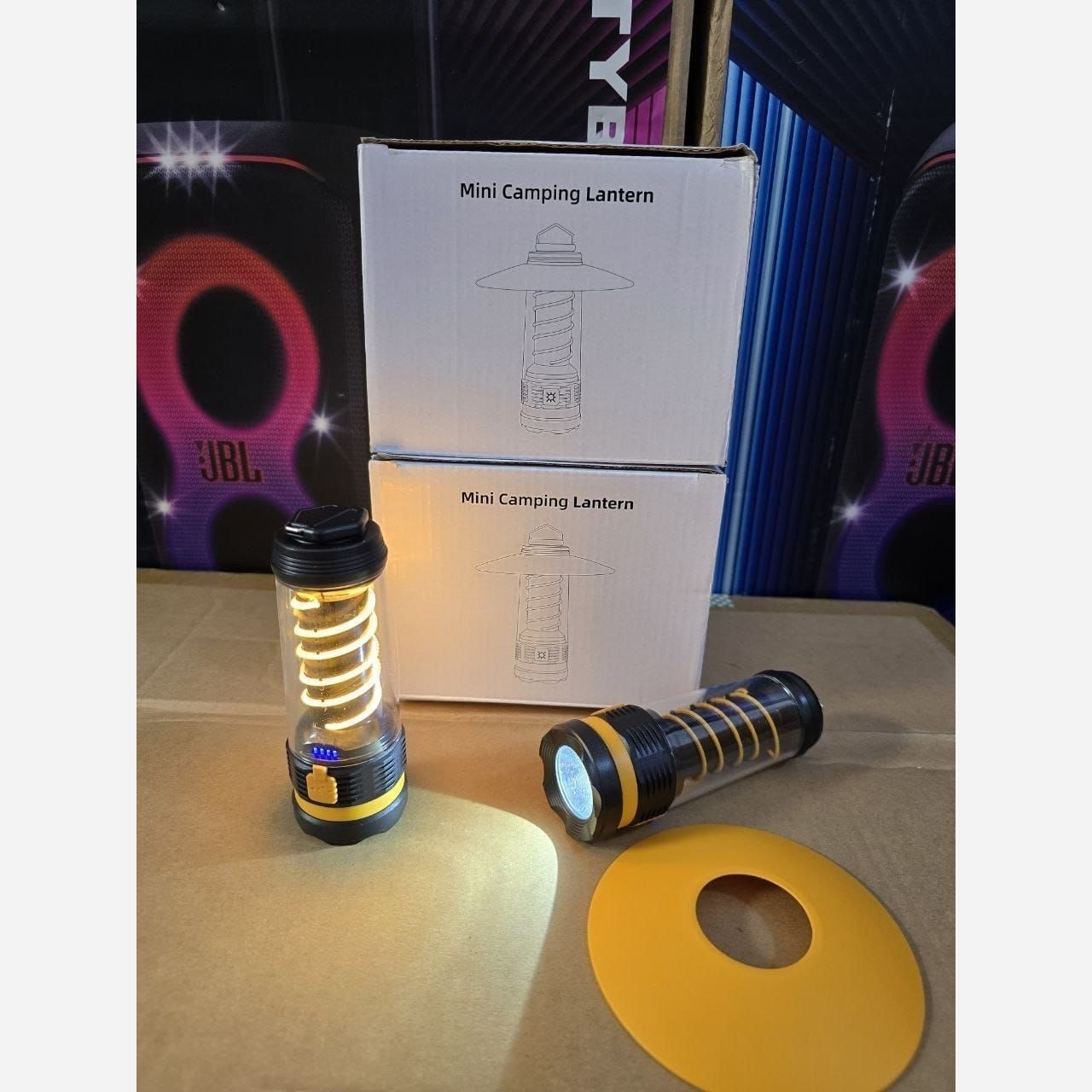 چراغ قوه و لامپ کمپینگ طرح فانوس camping lantern