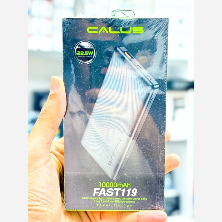 پاوربانک 10 هزار کالوس مدل CALUS FAST119