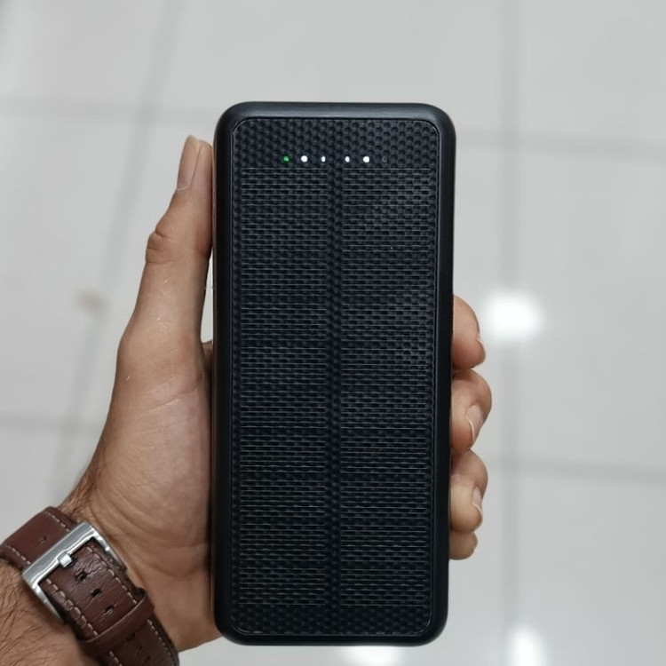 پاوربانک 20 هزار خورشیدی سوپرفست شارژ مدل VLOVE V25