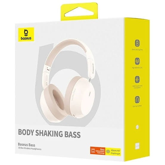 هدفون بلوتوثی اورجینال بیسوس مدل BASEUS BASS 35 MAX