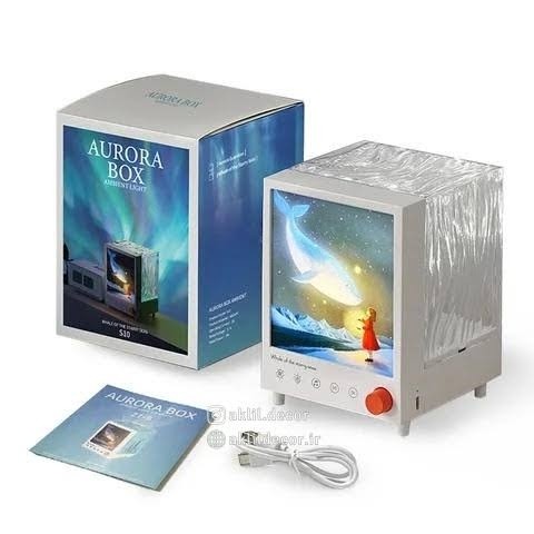 چراغ خواب شفق قطبی و اسپیکر مدل AURORA BOX