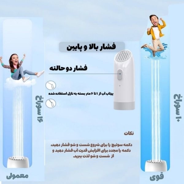 خودشور شارژی مسافرتی جیبی Electric Bidet Sprayer