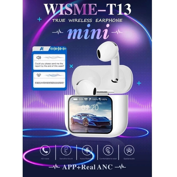 هندزفری بلوتوثی نمایشگر دار مدل WISME-T13