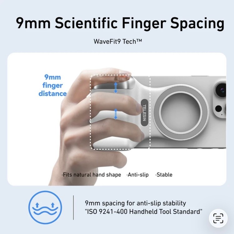 شاتر عکاسی TELESIN مدل Fun Shot Magnetic Grip 2