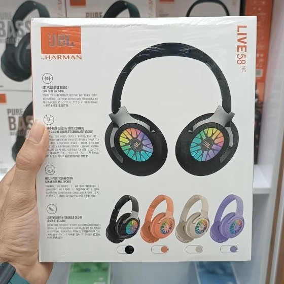 هدفون بلوتوثی جی بی ال مدل JBL LIVE 58 ANC