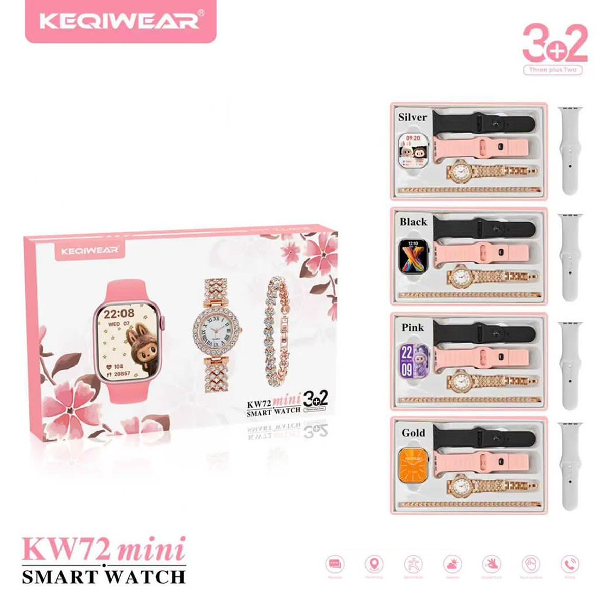 ساعت هوشمند KW72 Mini