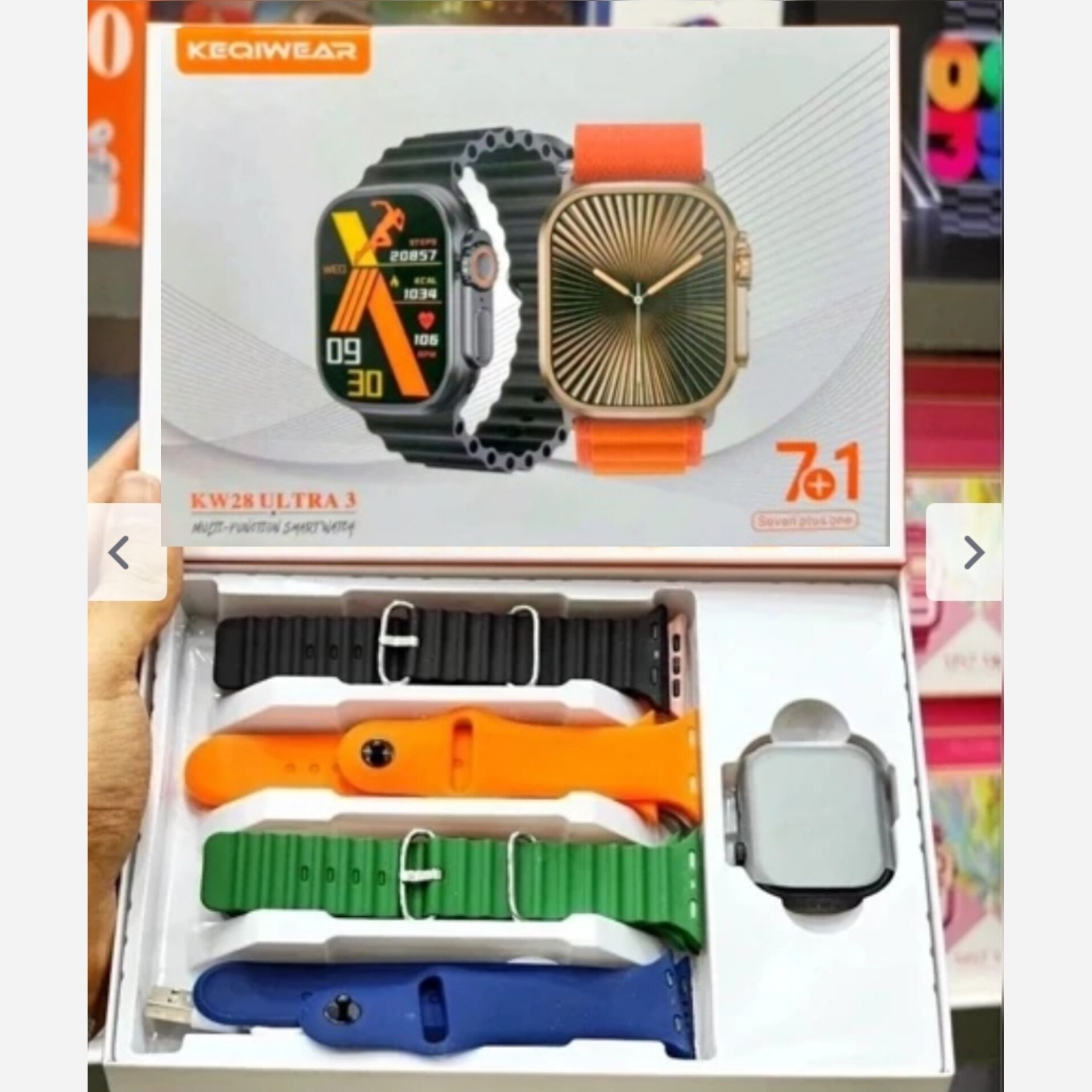 ساعت هوشمند مدل KEQIWEAR KW28 ULTRA 3
