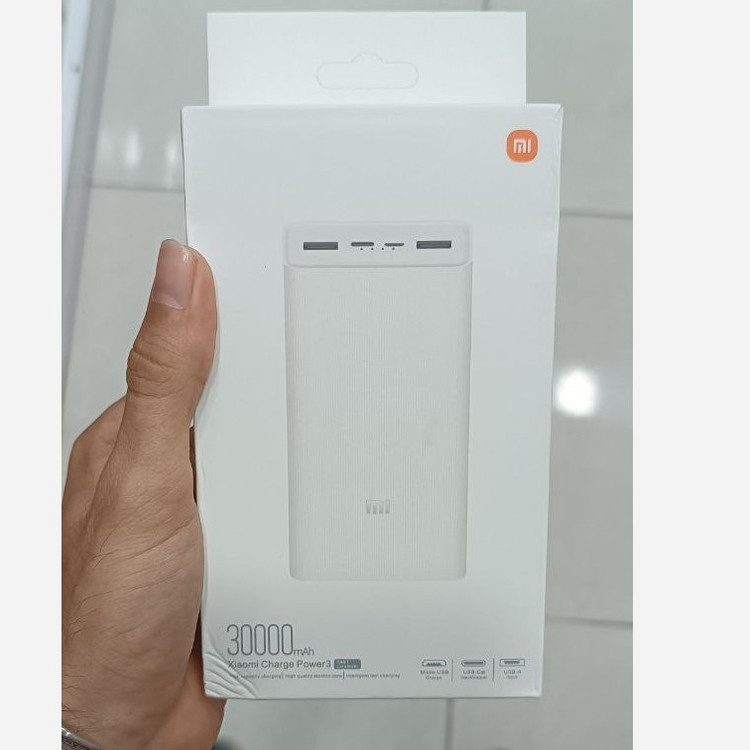 پاوربانک شیائومی 30 هزار میلی آمپر مدل XIAOMI PB3018ZM