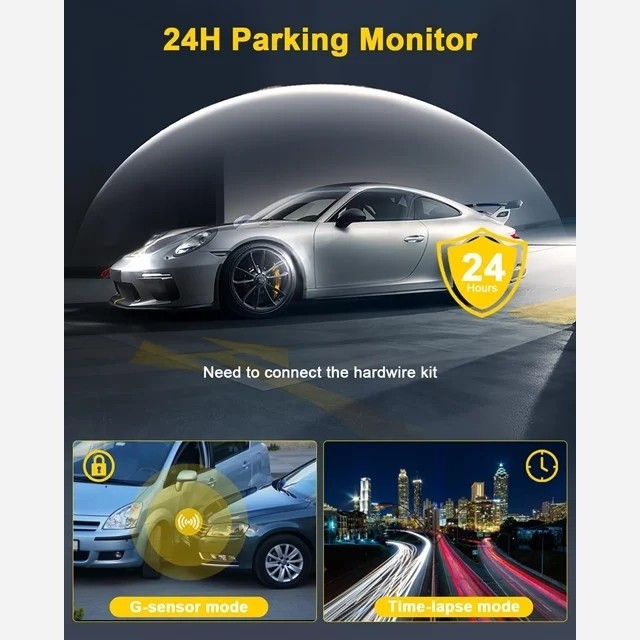 دوربین ثبت وقایع و جی پی اس خودرو discavery car dash cam 4k ultra