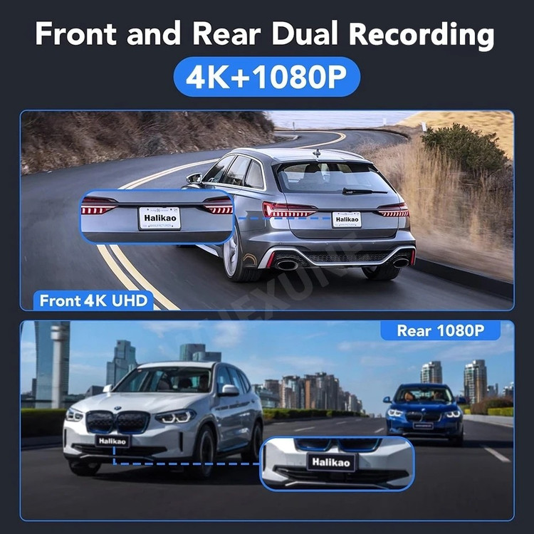 دوربین ثبت وقایع و جی پی اس خودرو discavery car dash cam 4k ultra