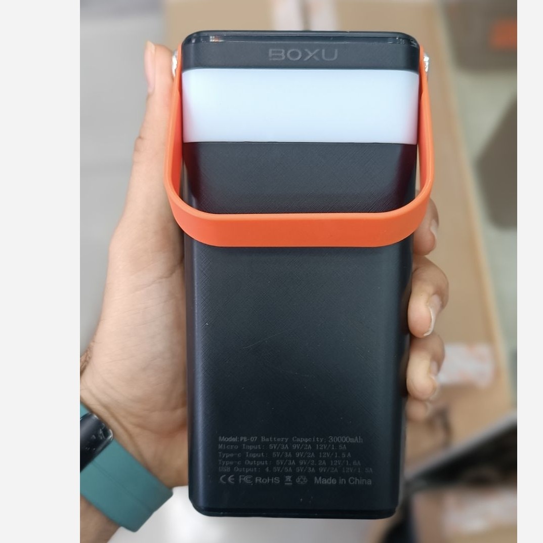 پاوربانک 30هزار خورشیدی 66 وات بوکسو مدل BOXU SOLAR PB-07
