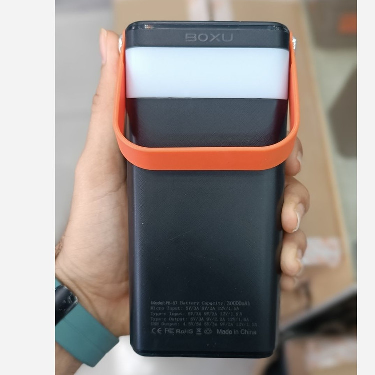 پاوربانک 30هزار خورشیدی 66 وات بوکسو مدل BOXU SOLAR PB-07