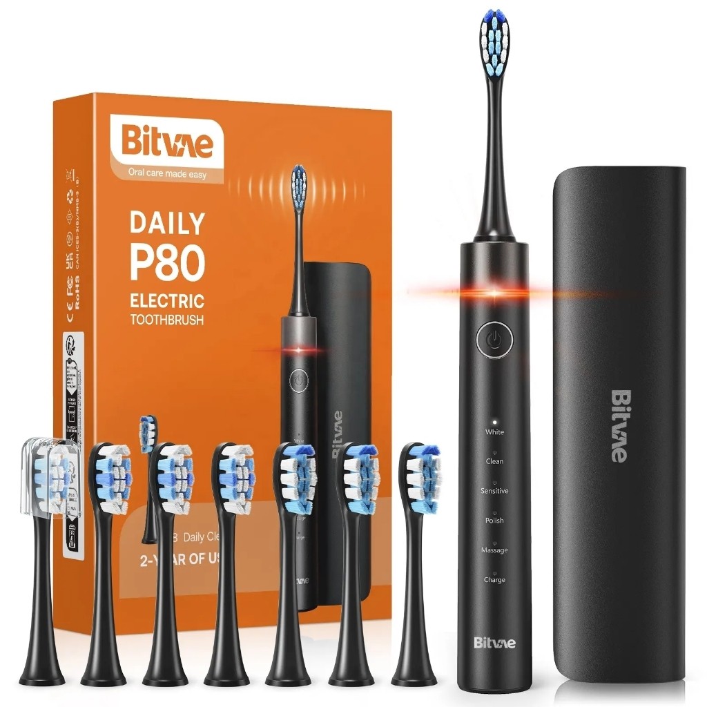 مسواک برقی اورجینال بیت وی مدل Bitvae P80 Pressure Sensor Electric Toothbrush