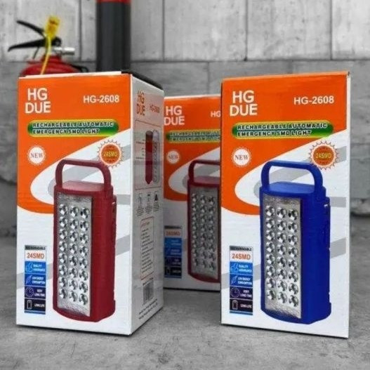 چراغ شارژی چند حالته HG-2608