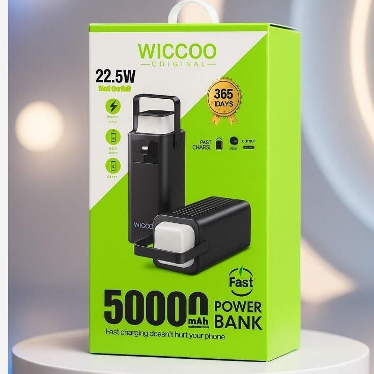 پاوربانک اورجینال 50 هزار ویکوو مدل WICCOO WP-50