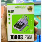 پاوربانک اورجینال 10 هزار میلی آمپر ویکوو مدل WICCOO WP-13