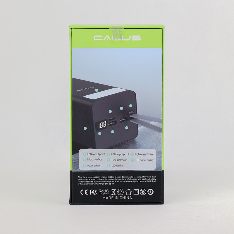پاوربانک 50 هزار میلی آمپر کالوس مدل CALUS FAST 500