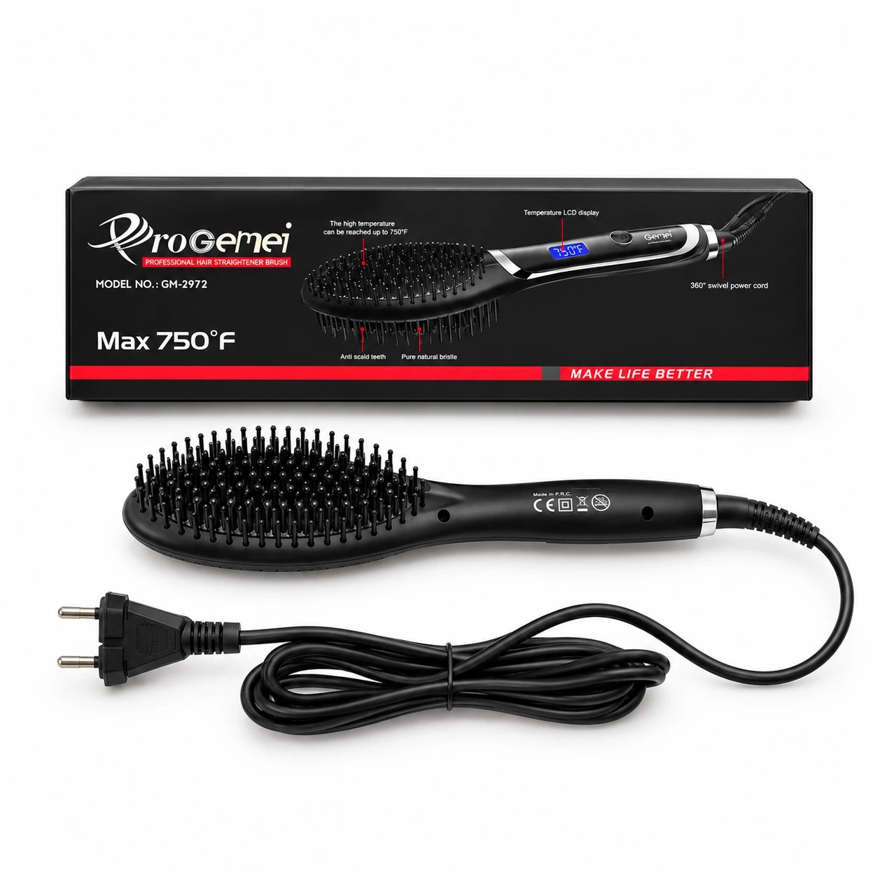برس حرارتی جیمی Gemei مدل GM-2972
