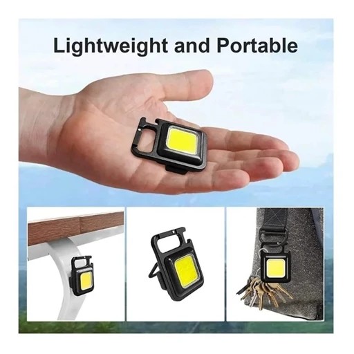 چراغ کمپینگ شارژی چندکاره مگنتی COB Rechargeable Keychain