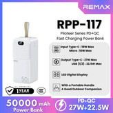 پاوربانک 50 هزار میلی آمپر ریمکس مدل REMAX RPP-117