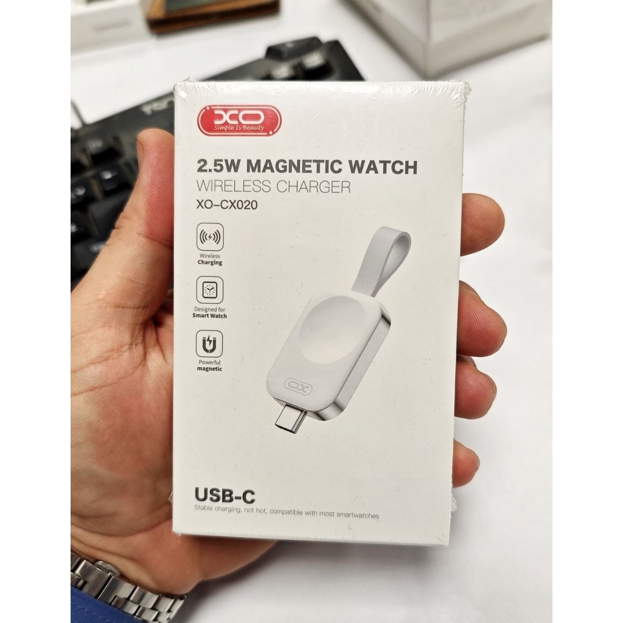 شارژر بی سیم اپل واچ سری1 تا 7 ایکس او مدل XO CX020