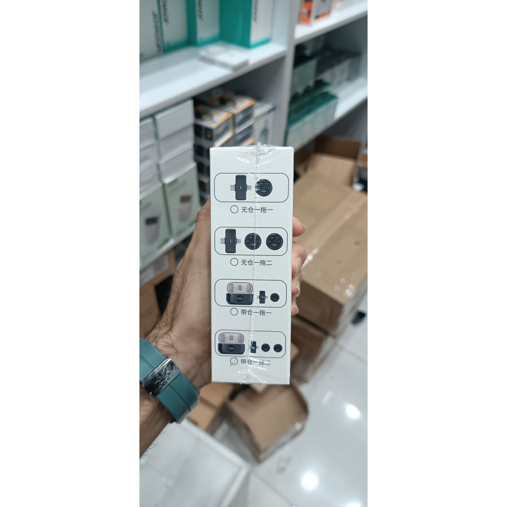 میکروفون یقه ای دو کاربره تایپ سی و لایتنینگ K31 PRO