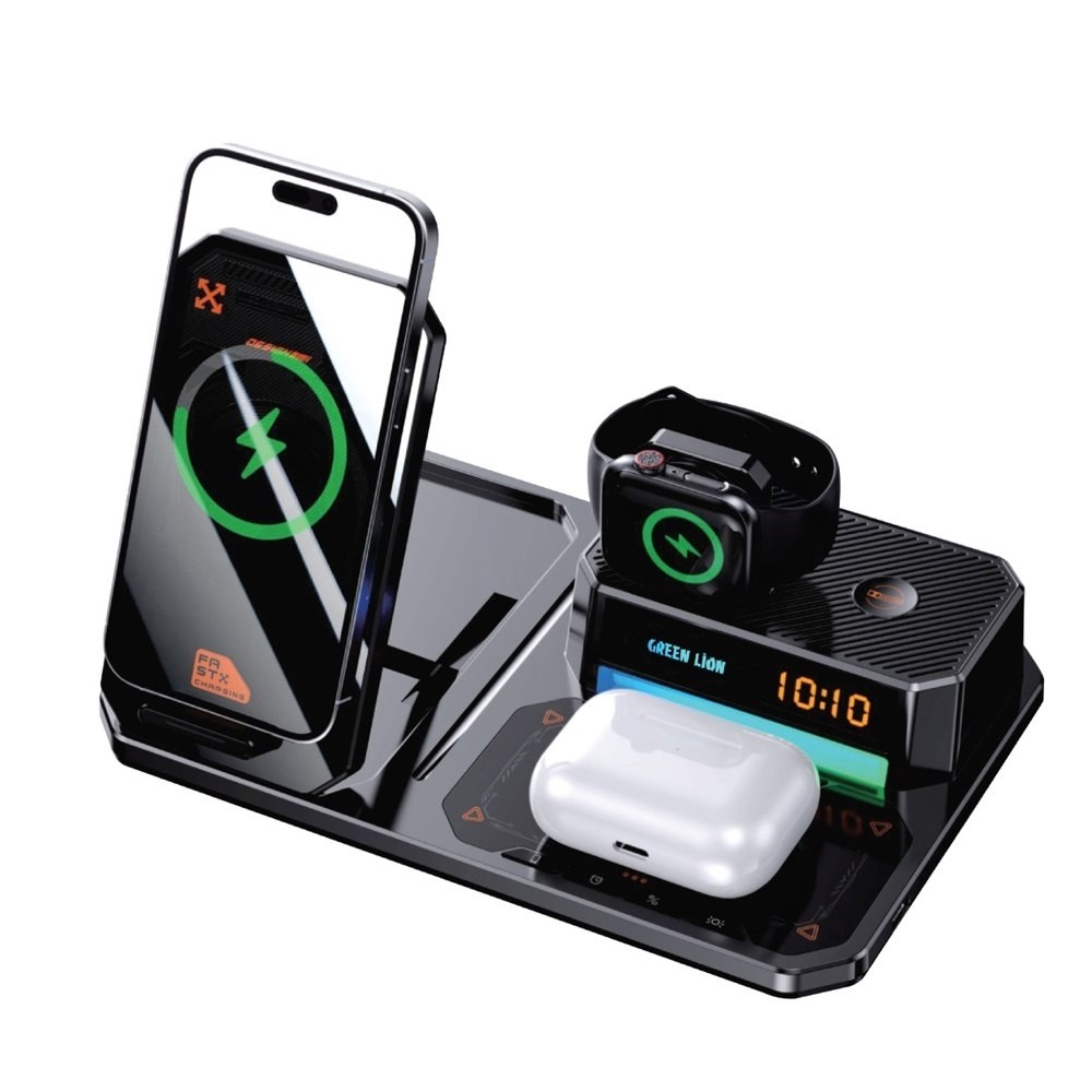 شارژر وایرلس Green Lion مدل 6in1 Multifunctional