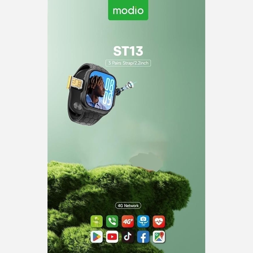 ساعت سیم کارت خور حافظه 64 گیگ MODIO ST13 4G