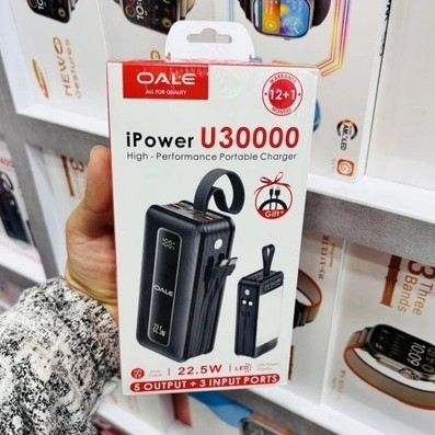 پاور بانک 30 هزار میلی آمپر مدل OALE iPower U30000