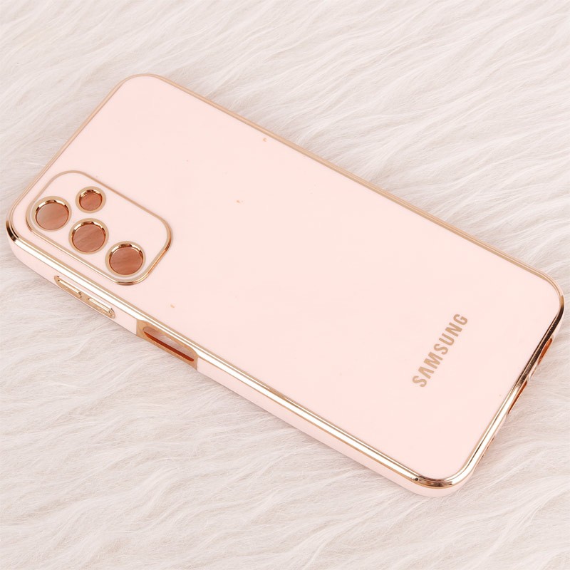 قاب گوشی ژله ای مای کیس گلد لاین دور طلایی براق محافظ لنز دار برای گوشی Samsung galaxy A14 4G-5G
