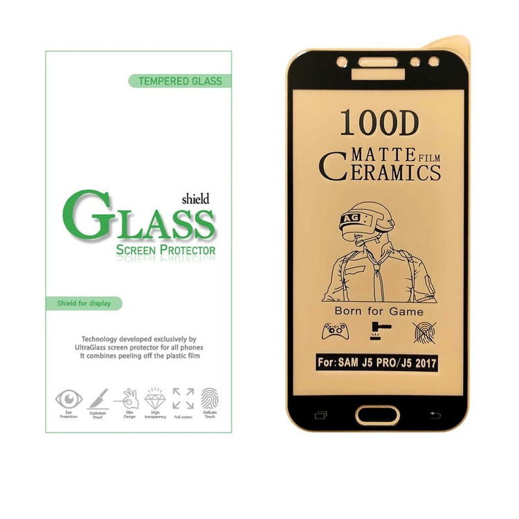 محافظ صفحه نمایش سرامیکی مات،مقاوم در برابر ضربه و خط و خش،مناسب برای گوشی موبایل Samsung Galaxy J5 Pro/J5 2017