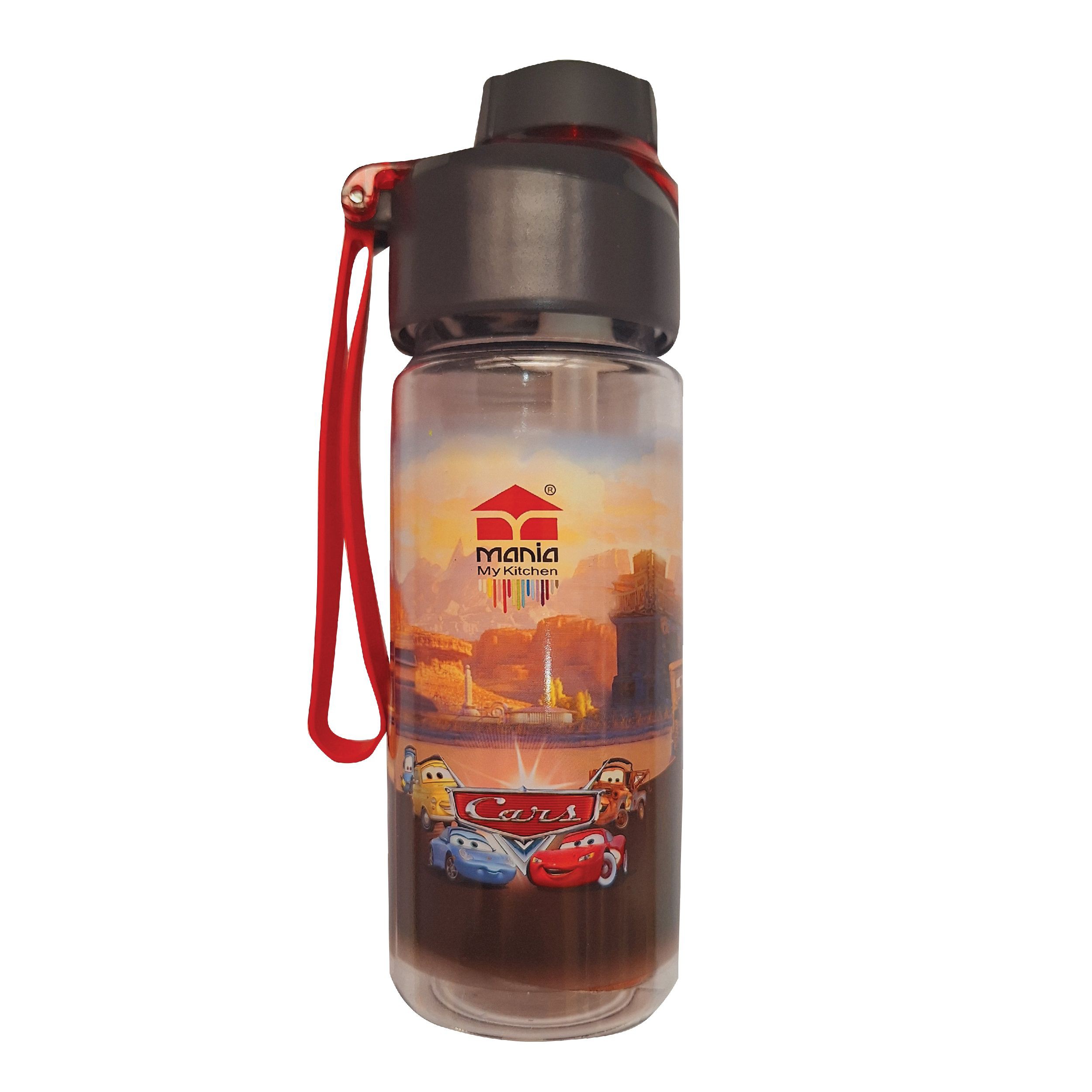 بطری آب انرژی شخصیت کارتونی بدون نی برند مانیا MANIA کد 103813 حجم 430 میلی لیتر بسته 1 عددی (قمقمه فانتزی دانش آموزی)