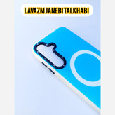 گارد پشت مات مگ سیف SEEK SAGA Magsafe دارای فریم برآمده محافظ دور لنز مناسب برای گوشی موبایل Samsung Galaxy A25/A25 5G