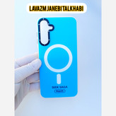 گارد پشت مات مگ سیف SEEK SAGA Magsafe دارای فریم برآمده محافظ دور لنز مناسب برای گوشی موبایل Samsung Galaxy A25/A25 5G