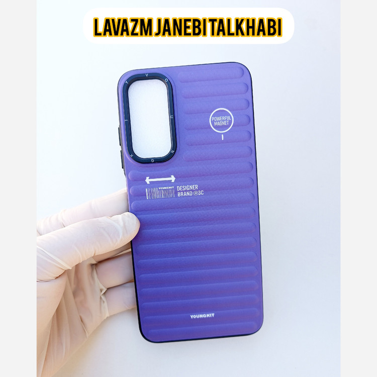 کاور یانگ کیت YOUNGKIT طرح برجسته دور سیلیکونی مدل کرکره مناسب برای گوشی موبایل Samsung Galaxy A05s