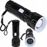 چراغ قوه بند دار پلاستیکی زوم دار (قابلیت تنظیم کانون) برند SOOYA مدل SY-306 قابل استفاده در باغ،خودرو،کوهنوردی و...