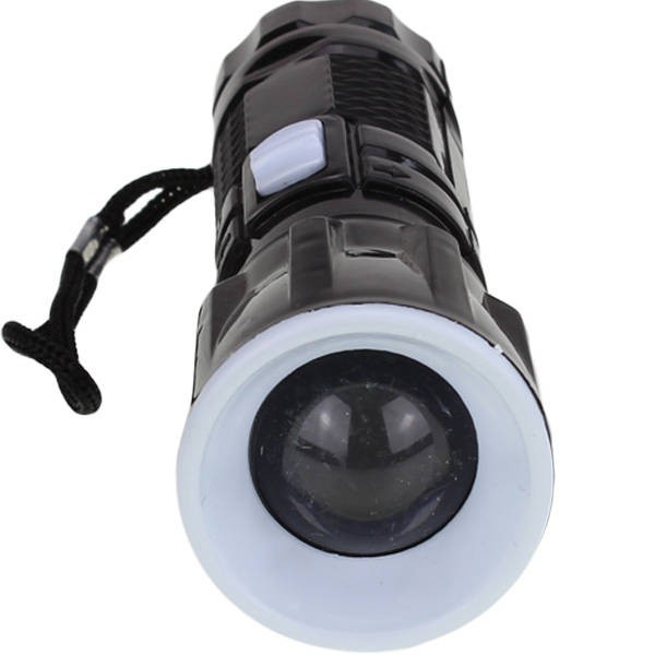 چراغ قوه بند دار پلاستیکی زوم دار (قابلیت تنظیم کانون) برند SOOYA مدل SY-306 قابل استفاده در باغ،خودرو،کوهنوردی و...