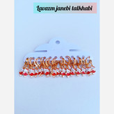 گوشواره کیتی بچگانه طرح (طلای رنگ ثابت) مجموعه 2 عددی