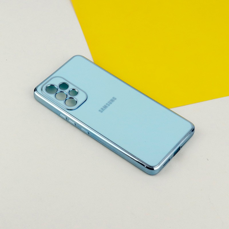 قاب گوشی ژله ای مای کیس گلد لاین دور طلایی براق محافظ لنز دار برای گوشی Samsung Galaxy A53 5g