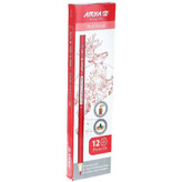 مداد قرمز آریا ARIYA کد 3002 مدل non-toxic بسته 12 عددی